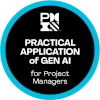 PMI logo - Practical Application of Gen AI for Project Managers